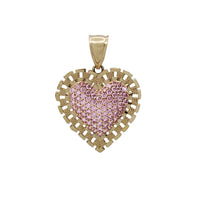 Zirconia Heart Pendant (14K)