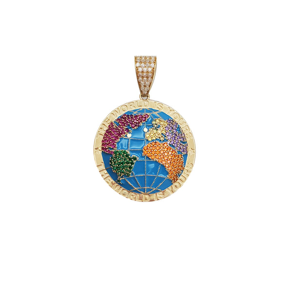 [The World Is Yours] Colorful World Pendant (14K)