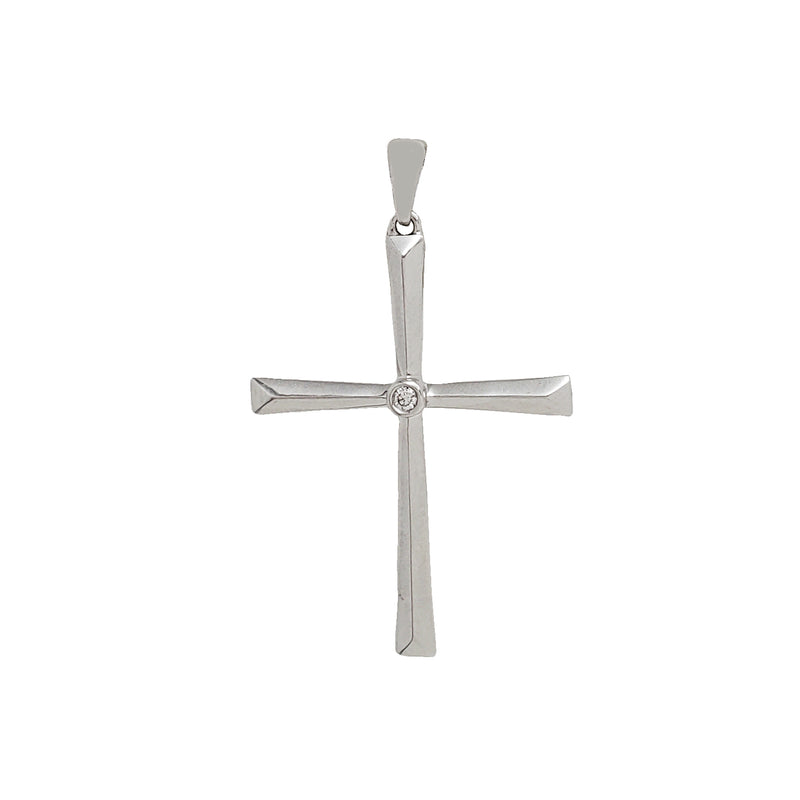 Diamond Cross Pendant (14K)