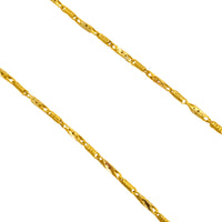 Barrel & Cylinder Necklace (24K)