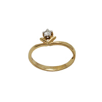 Diamond Flower Ring (14K)