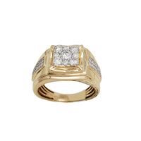 Diamond Square Ring (14K)