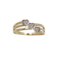 Zirconia Heart Ring (14K)