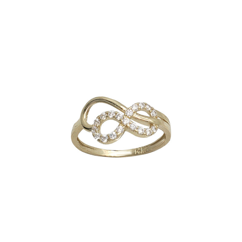 Zirconia Infinity Ring (14K)