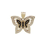 Zirconia Butterfly Pendant (14K)