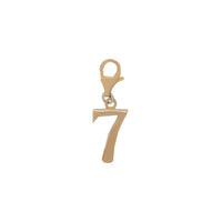 Plain Number Seven Charm (Silver)