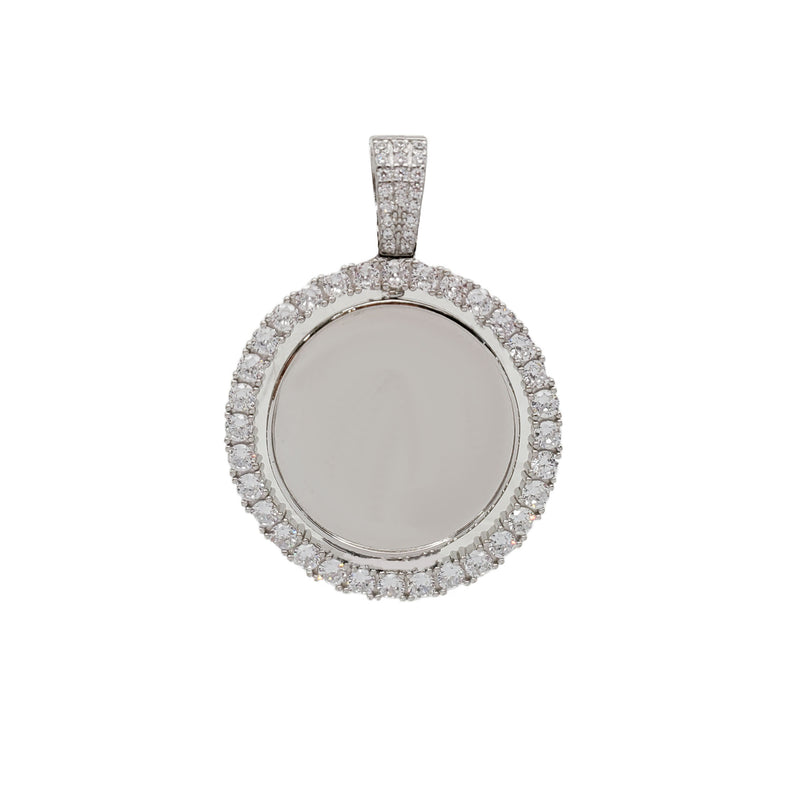 Zirconia Picture Pendant (Silver)