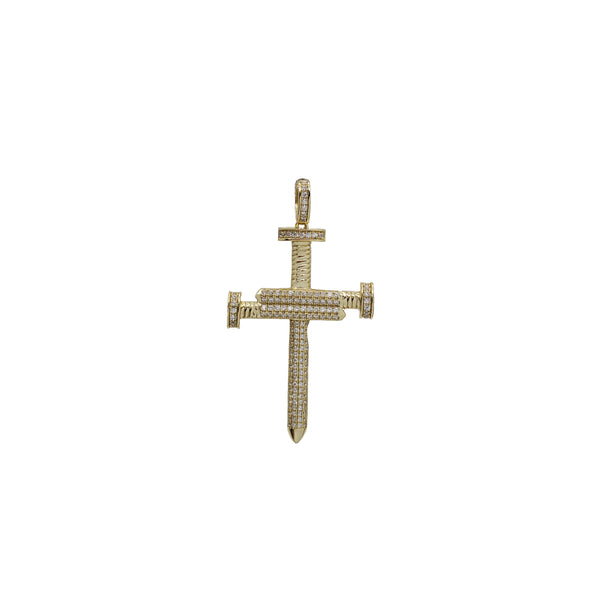 Zirconia Cross Pendant (Silver)