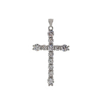 Zirconia Cross Pendant (Silver)