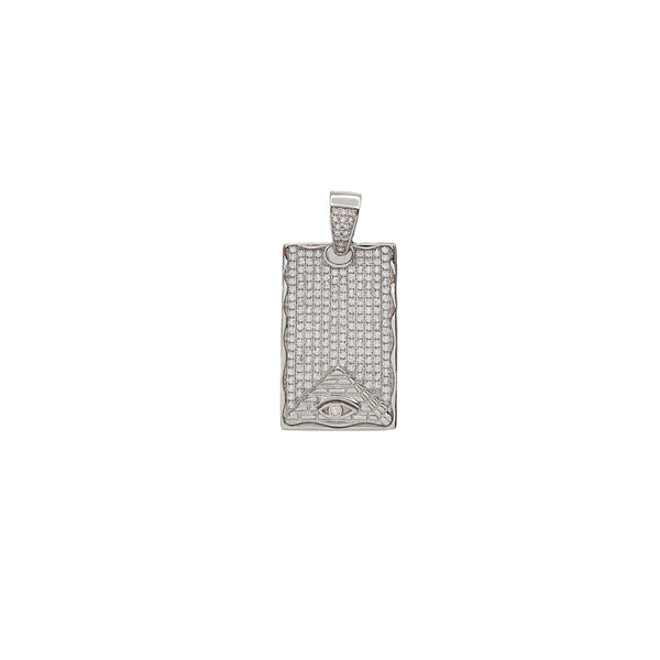 Zirconia Square Pendant (Silver)