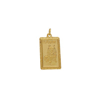 Dog Square Pendant (24K)