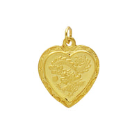 Dragon Heart Pendant (24K)