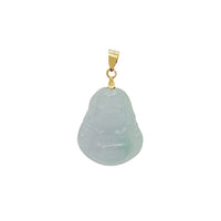 Jade Buddha Pendant (14K)