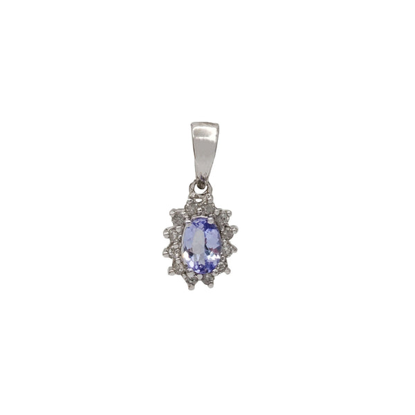 Diamond Gemstone Pendants (14K)