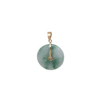 Jade Pi Disc Pendant (14K)