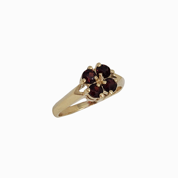 Garnet Lady Ring (14K)