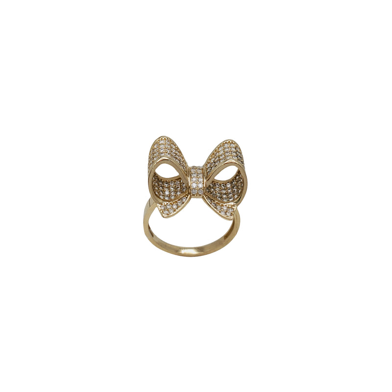 Zirconia Bowls Ring (14K)