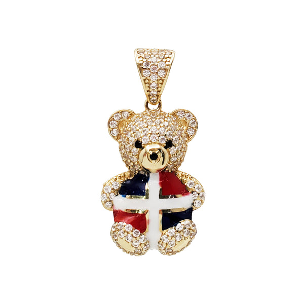 Zirconia “Dominican” Teddy Bear (14K)