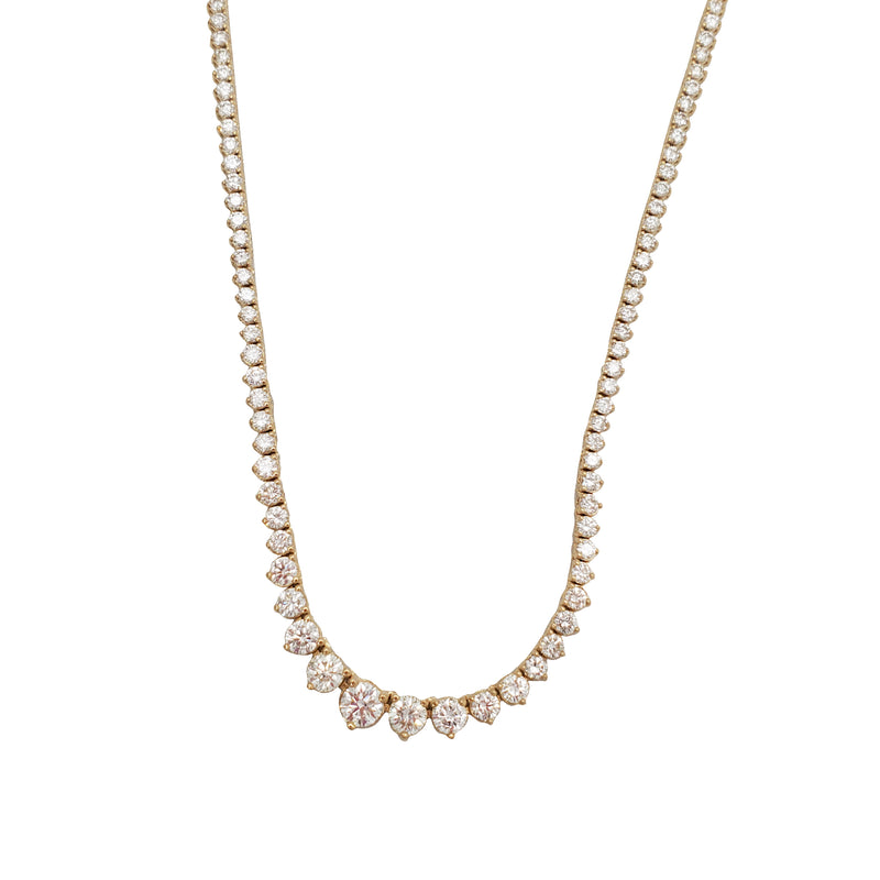 Diamond Tennis Necklace (14K)