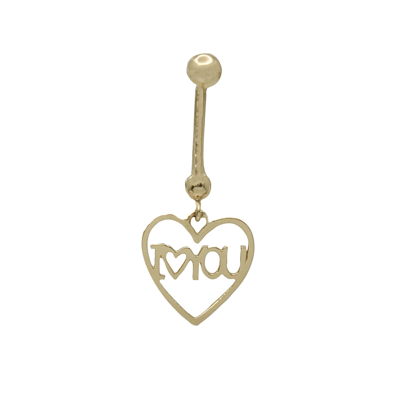 Heart "Love" Body Jewelry (14K)