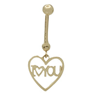 Heart "Love" Body Jewelry (14K)