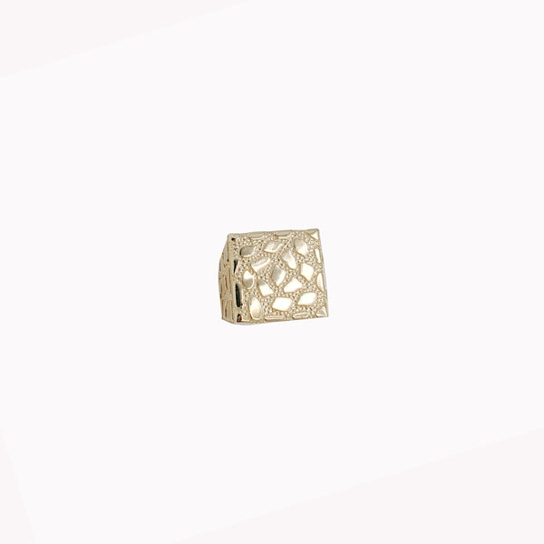 Rectangle Nugget Signet Ring (14K)