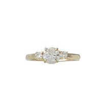 Three-Stone Diamond Engagement Ring (14K)