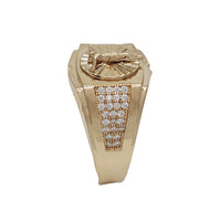 Zirconia Jesus Ring (14K)