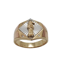 Zirconia Grim Reaper/ Santa Muerte Ring