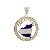 Zirconia "Nicaragua" Round Pendant (14K)