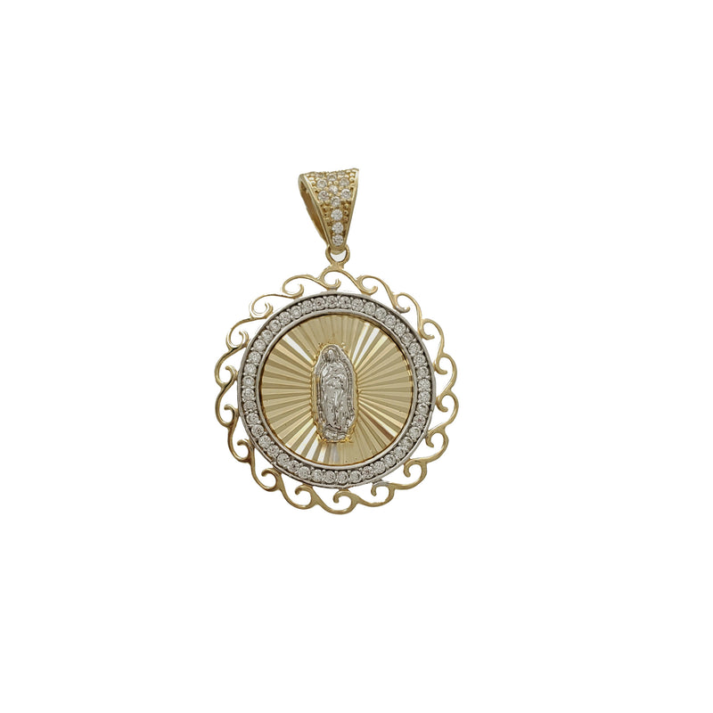 CZ Guadalupe Pendant (14K)