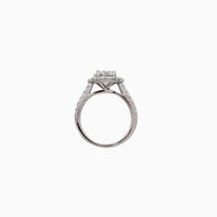 Round Diamond Halo Engagement Ring (14K)