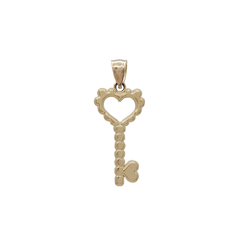 Heart Key Pendant (14K)