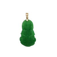 Guanyin Jade Pendant (14K)