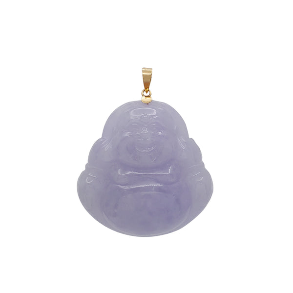 Purple Jade Pendant (14K)