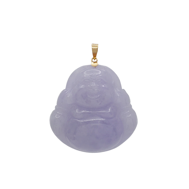 Purple Jade Pendant (14K)