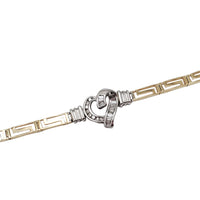 Heart Diamond Fancy Bracelet (14K)