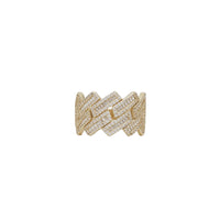 Iced-Out Baguette Cuban Ring (14K)