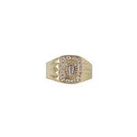 CZ Scorpio Men Ring (14K)