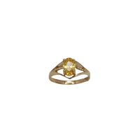 Zirconia Birthstone Baby-Sized Ring (14K)