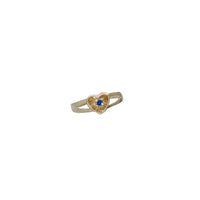 Heart Zirconia Baby Ring (14K)