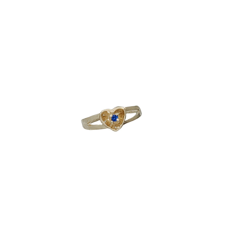 Heart Zirconia Baby Ring (14K)