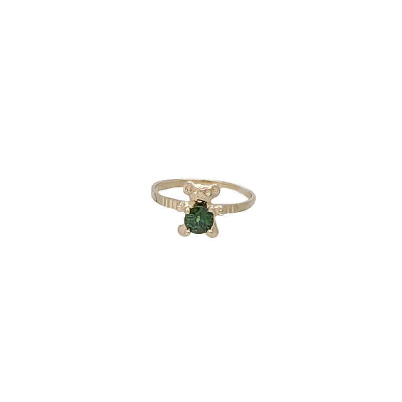 Teddy Bear Babies Ring (14K)