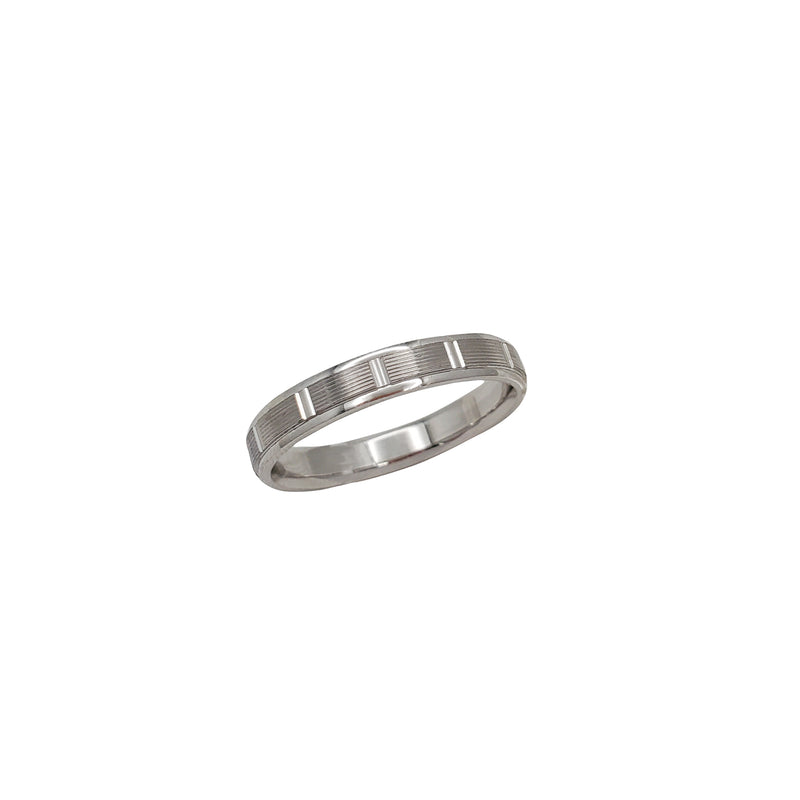 Diamond-Cut Wedding Band (14K)