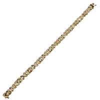 Yellow Gold XO Fancy Bracelet (14K)