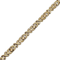 Yellow Gold XO Fancy Bracelet (14K)