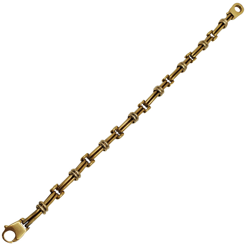 Gold Fancy Link Bracelet (18K)