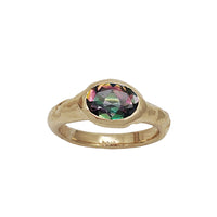 Mystic Topaz Signet Ring (14K)