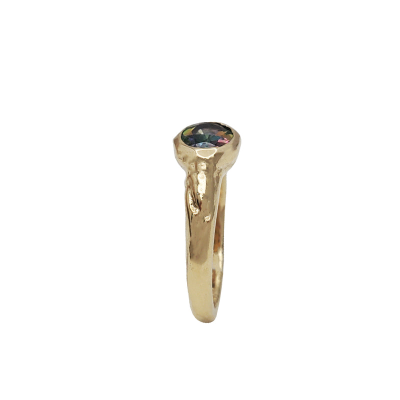 Mystic Topaz Signet Ring (14K)