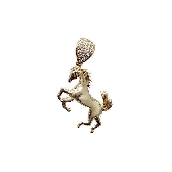 Dashing Horse Pendant (14K)